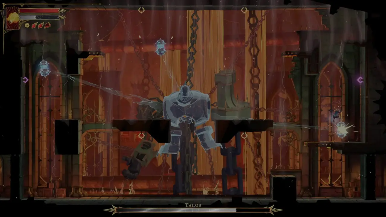 Blue batteries in the Talos encounter